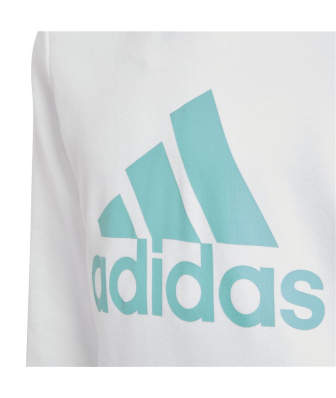 Moletom adidas Hoodie Rapazes Branco