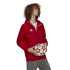 Veste avec capuche de football adidas Entrée 22 All-Weather Rouge M