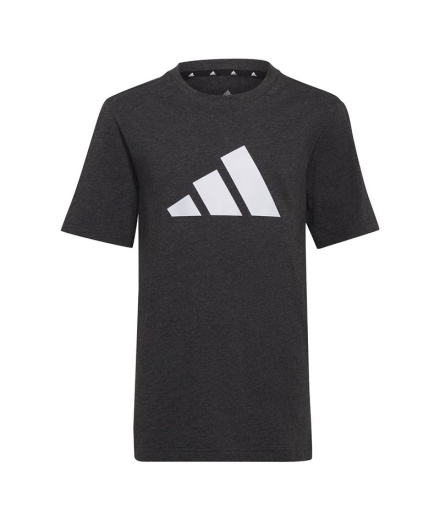 Camiseta adidas Future Icons Logo 3 bandas Preto