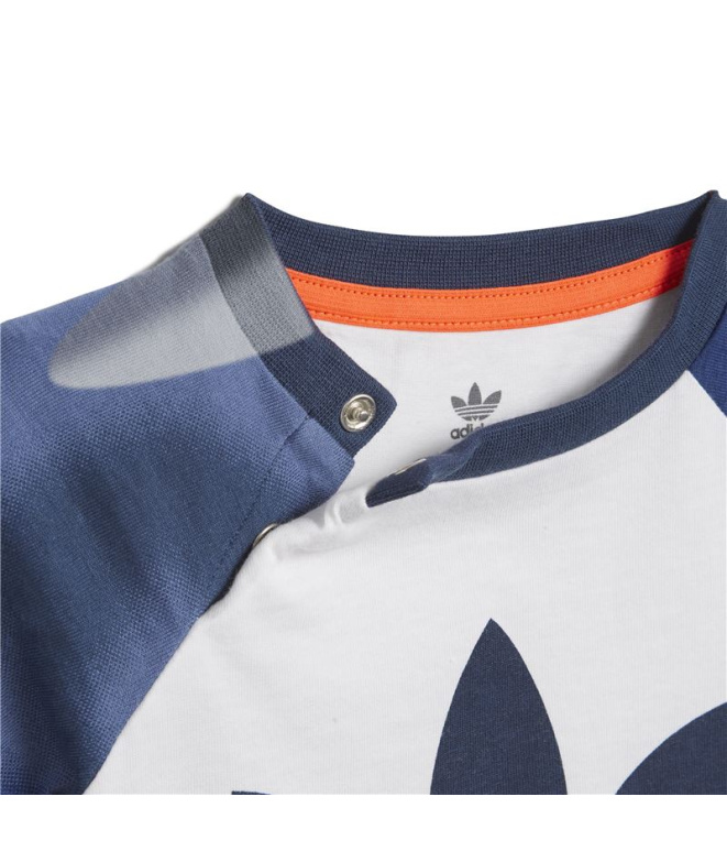 Ensemble adidas Imprimé Camouflage Bleu Enfant