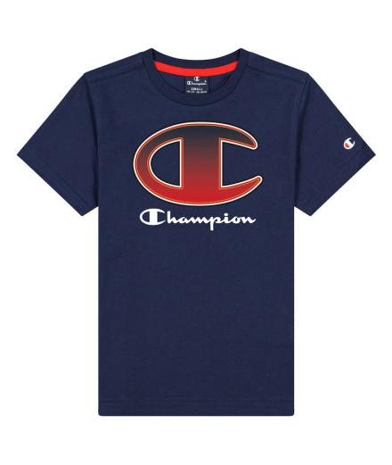 Camiseta Champion T-Shirt Crewneck Menino Marinho
