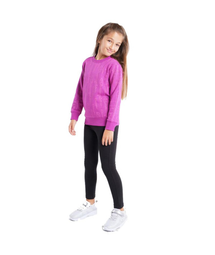Fato de treino Champion Crewneck Roxo Menina