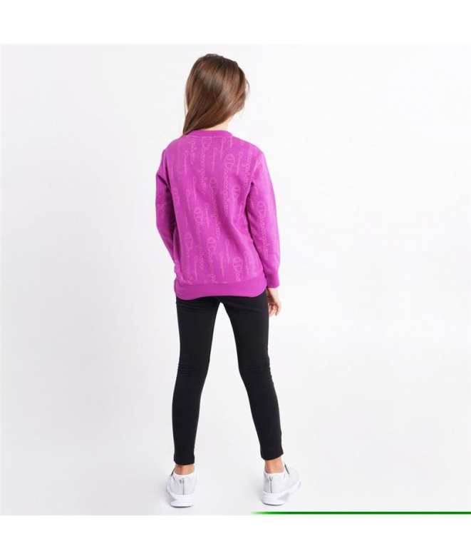 Survêtement Champion Crewneck Violet Fille