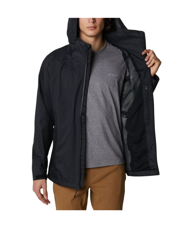 Casaco Columbia Rain Scape™ Homem Preto