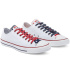 Zapatillas Converse Stars & Stripes Chuck Taylor All Star Low Top Blanco