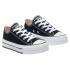 Chaussures Converse Chuck Taylor All Star EVA Platform Low Haut Noir