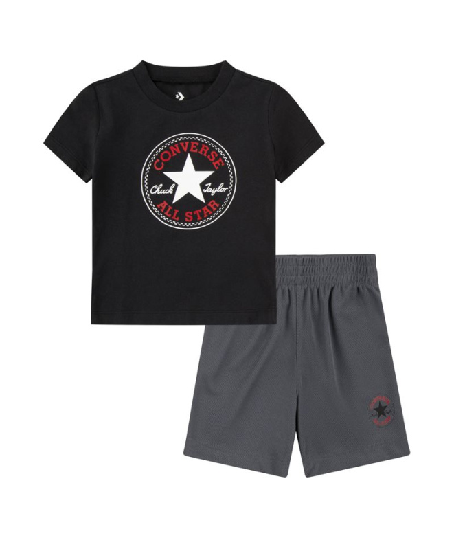 Conjunto Converse SS Camiseta e Calça Cinza
