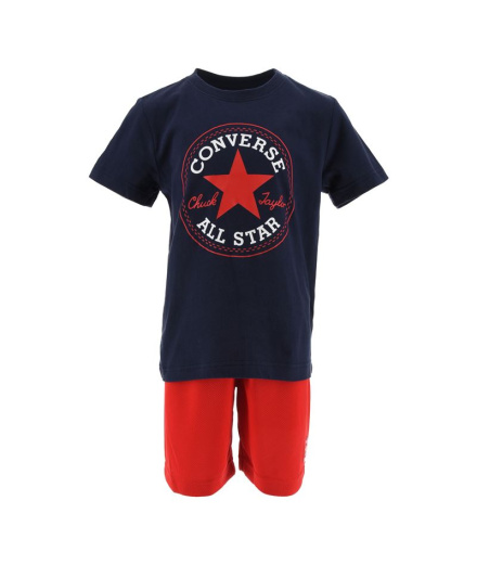 Conjunto Converse SS Camiseta e Calça Vermelho