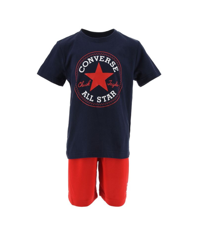 Ensemble Converse SS T-shirt et Pantalon Rouge