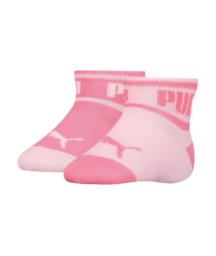Chaussettes Puma Bébé Wording x2 Rose
