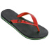 Chinelos Ipanema Clas Brasil II Preto/Vermelho