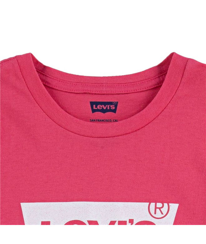 T-shirt Levi's Batwing Fille Rose
