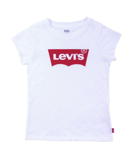 Camiseta de manga corta Levi's Batwing Boys White
