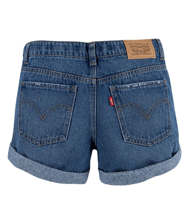 Calça Levi's Girlfriend Shorty Menina Azul