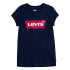 Camiseta Levi's Batwing Manga curta Girl Azul escuro