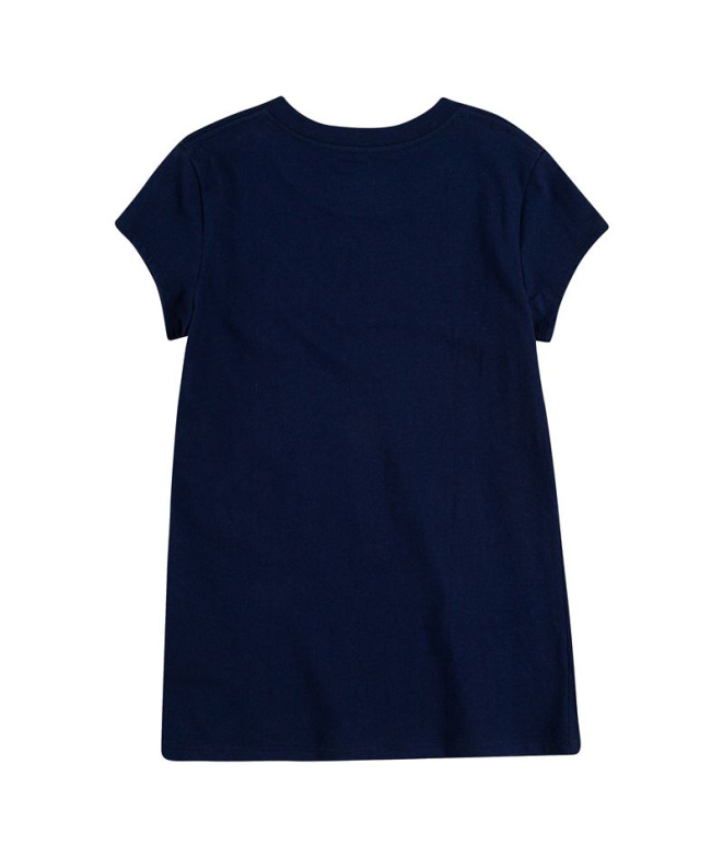 Camiseta Levi's Batwing Manga curta Girl Azul...