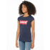 Camiseta Levi's Batwing Manga curta Girl Azul escuro