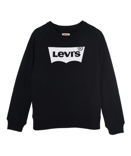 Sweat Levi´s BATWING CREWNECK Fille Noir