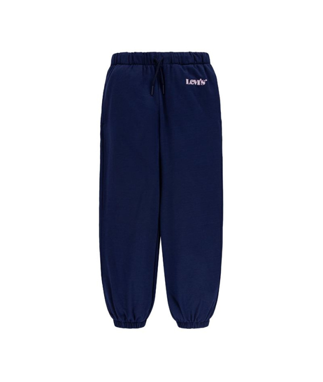 Calça Levi'S Benchwarmer Jogger Menina Azul Escuro