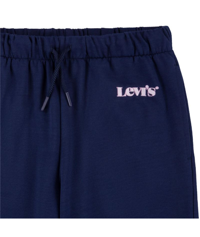 Pantalons Levi'S Benchwarmer Jogger Fille Bleu...