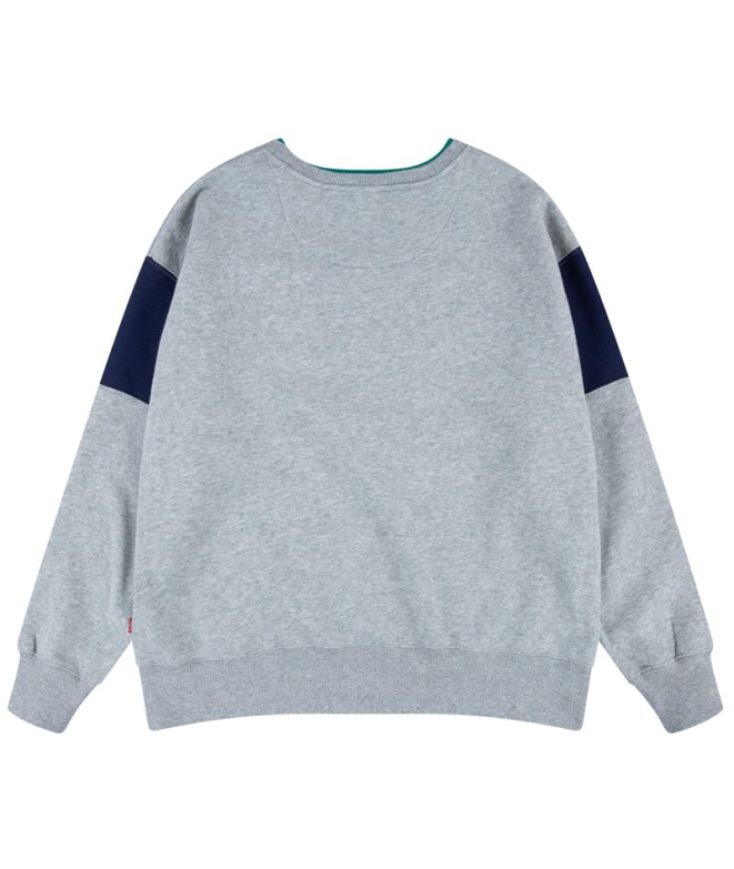 Sweat Levi's Colorblock Crewneck Garçon Gris
