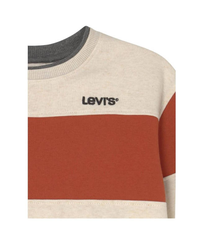 Sweat Levi's Colorblock Crewneck Garçon Avoine