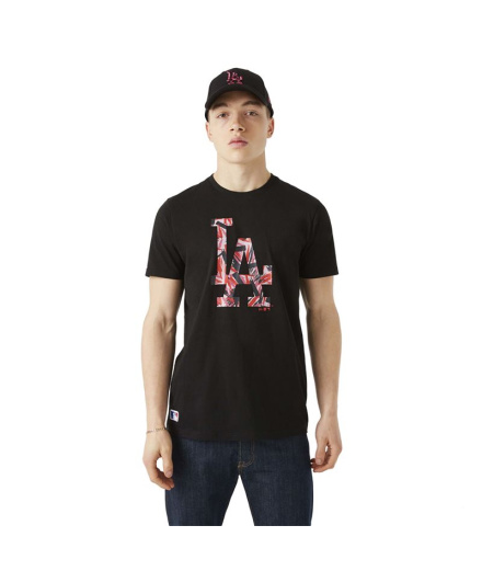 Camiseta New Era LA Dodgers MLB Camo Infill Preto
