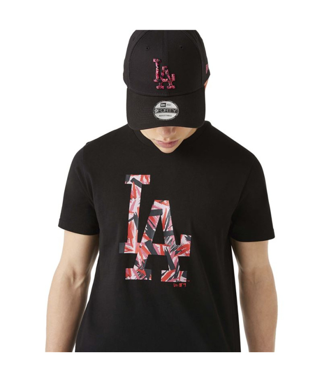 T-shirt New Era LA Dodgers MLB Camo Infill Noir