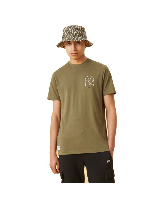 Camiseta New Era MLB New York Yankees M Caqui