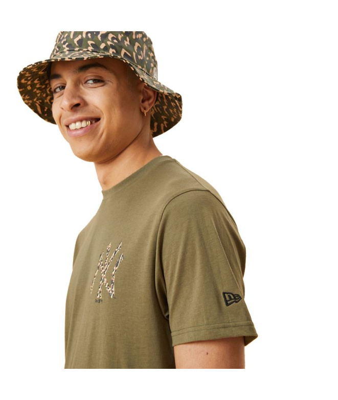 Camiseta New Era MLB New York Yankees M Khaki