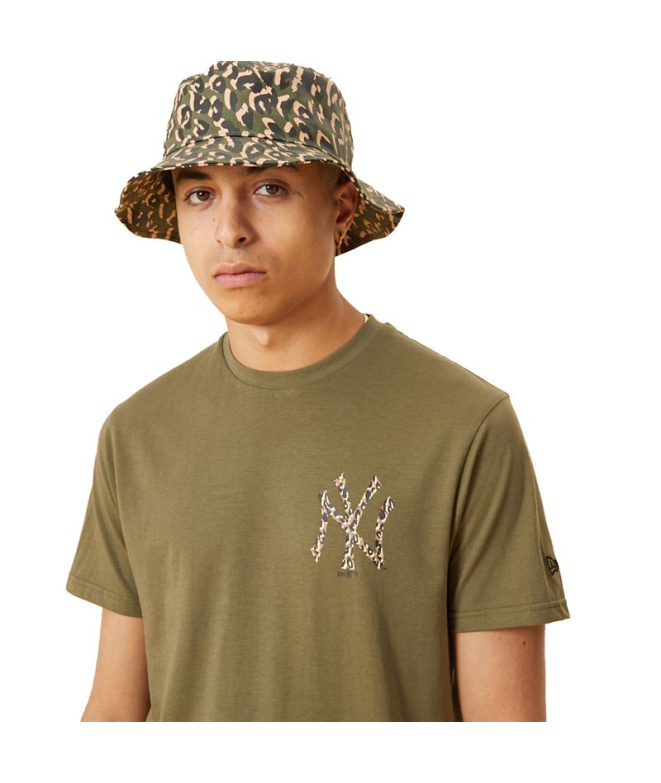 Camiseta New Era MLB New York Yankees M Caqui
