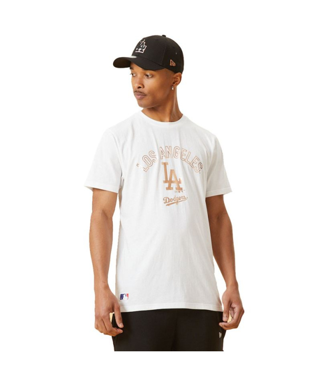 Camiseta New Era Impressão Gráfica Metálica MLB...