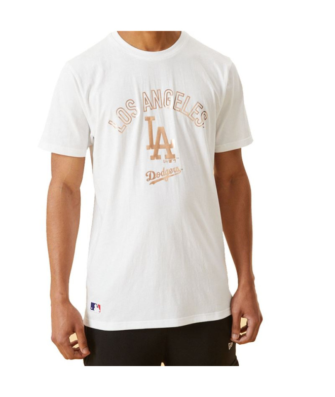 Camiseta New Era Impressão Gráfica Metálica MLB...