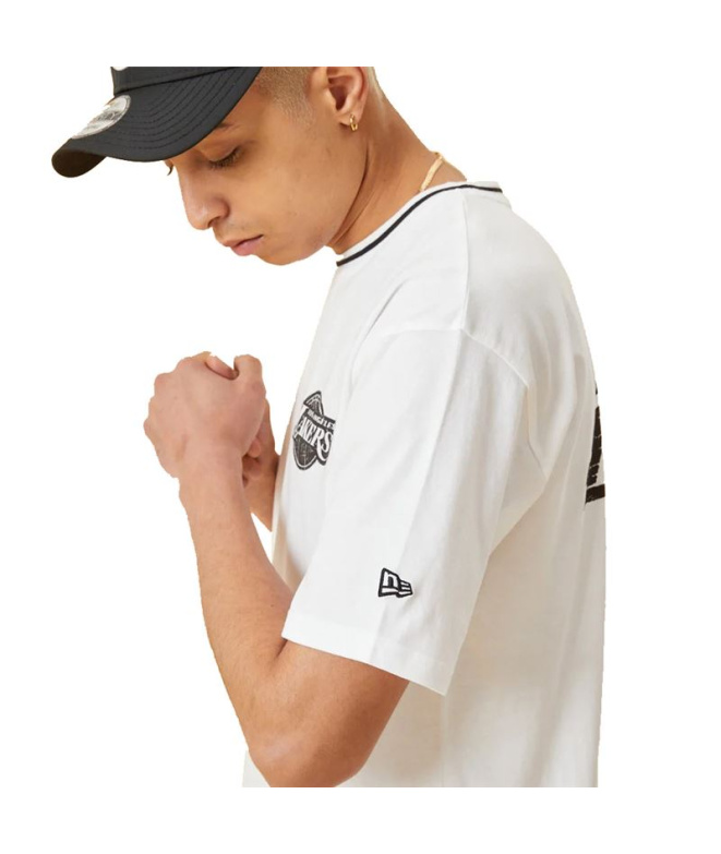 Camiseta New Era Los Angeles Lakers Gráfico M...