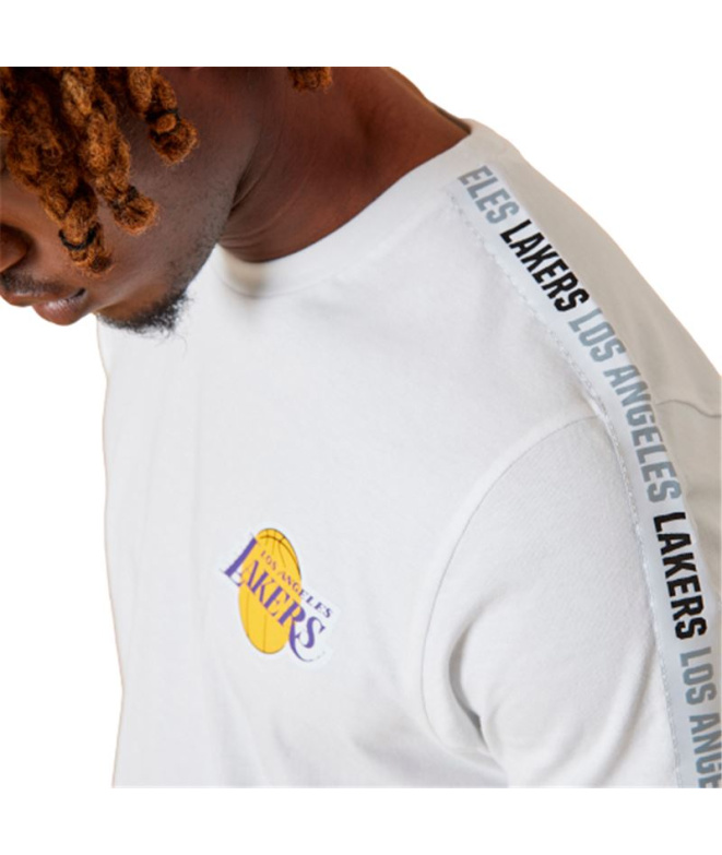 Camiseta New Era LA Lakers NBA Taping Homem WH