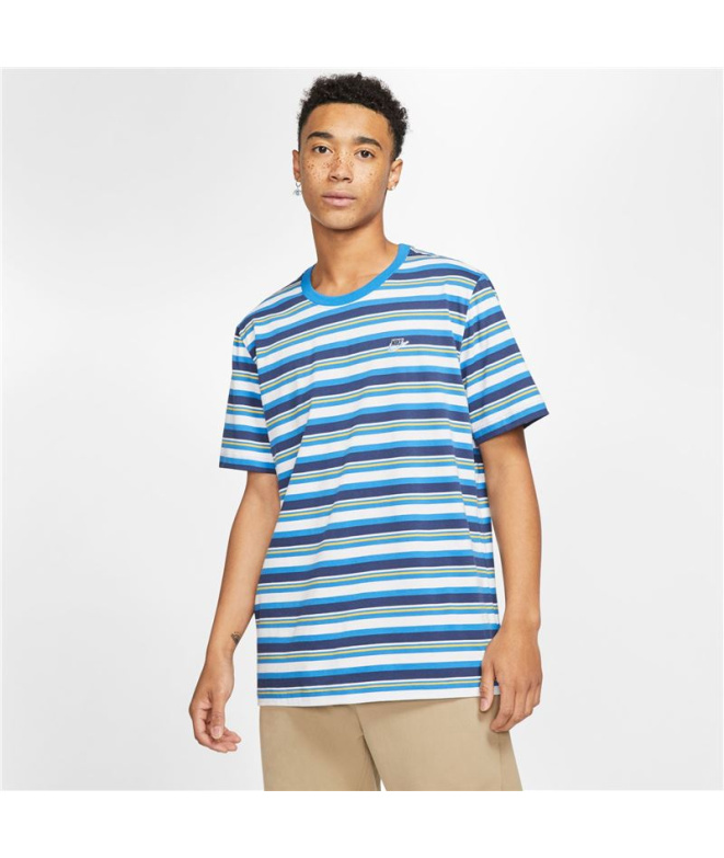 Camiseta Nike Stripe Tee Azul