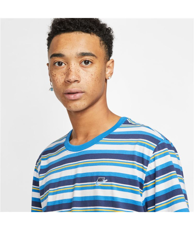 Camiseta Nike Stripe Tee Azul