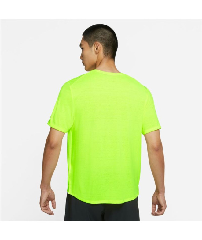 T-shirt de running Nike Dri-FIT Miler M Jaune