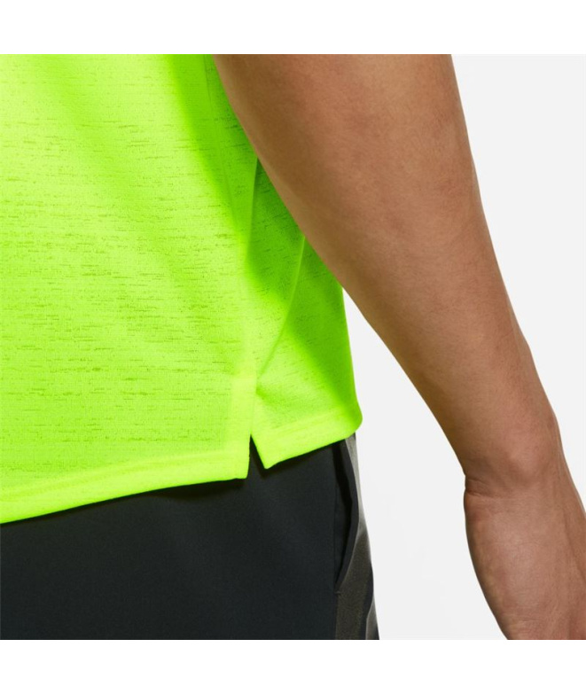 T-shirt de running Nike Dri-FIT Miler M Jaune