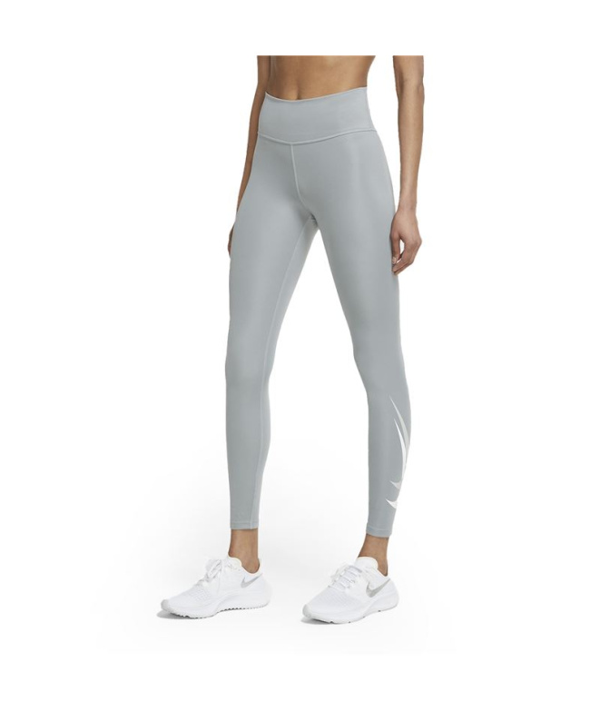 Mallas de running Nike Dri-FIT Swoosh Run W Gray