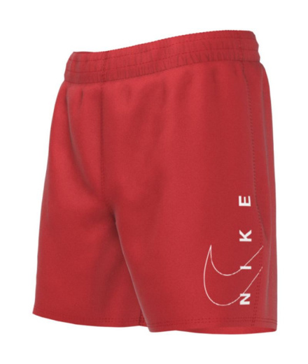 Maillot de bain Nike 4" Volley Enfant Rouge
