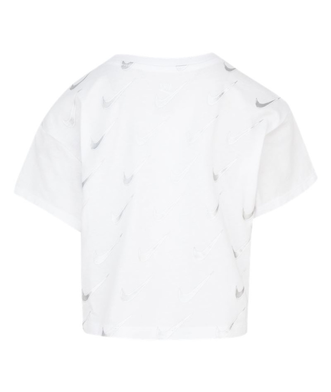 T-shirt Nike Kids Sb Icon Filles Blanc Fille
