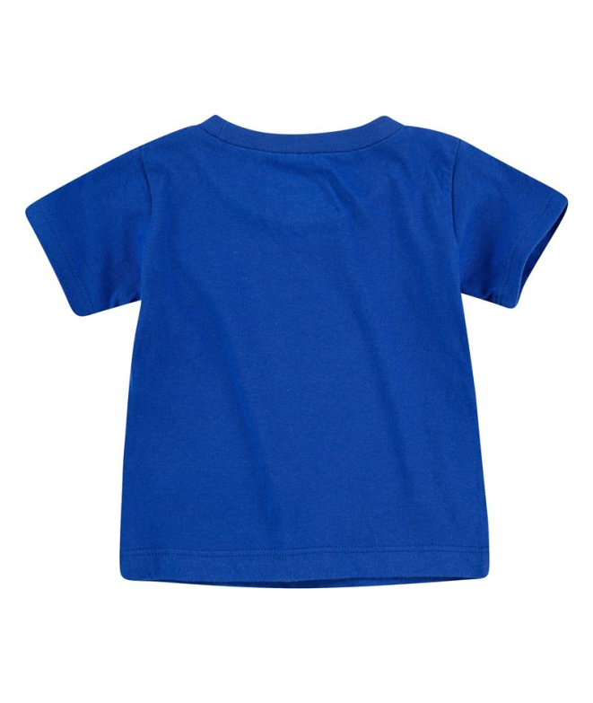 Camiseta Nike Futura SS Infantil Azul