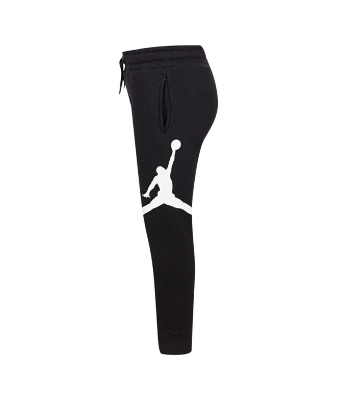 Calça longos pretos Nike Jumpman Fleece Menino