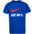 Camiseta de manga curta Nike Swoosh Infantil Blue