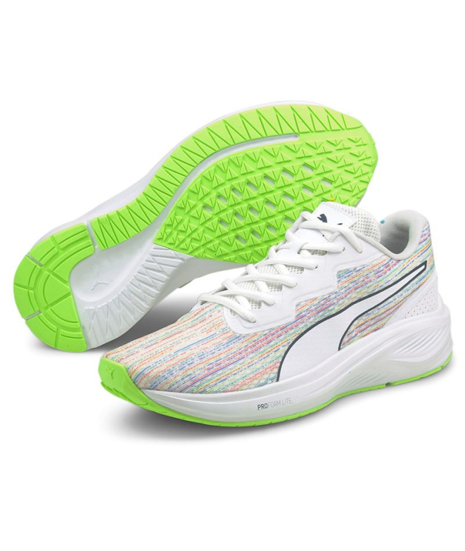 Chaussures de running Puma Aviator SP Blanc Vert