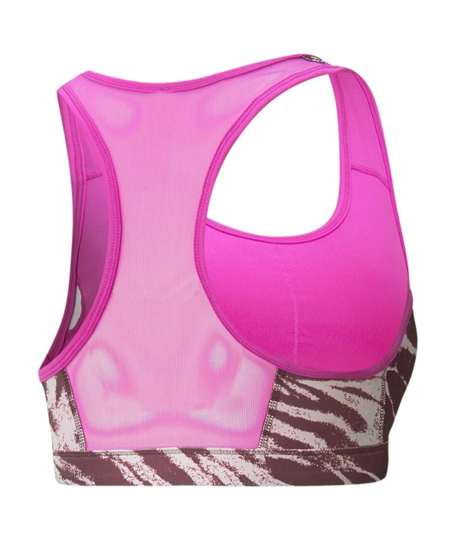 Sutiã esportivo Puma Mid Impact W Rosa