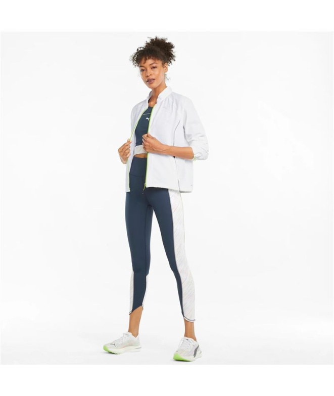 Veste de Running Puma Woven Ultra Blanc