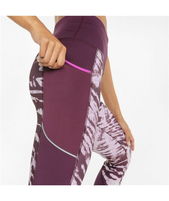Malhas 7/8 Puma run 5k Mulher Roxo