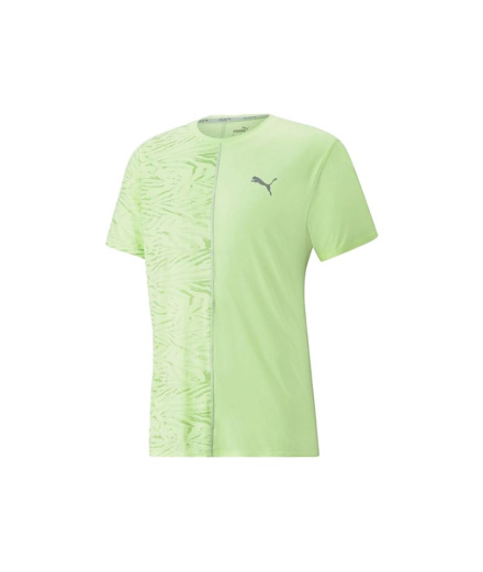 T-shirt de running Puma Run Graphic M Vert